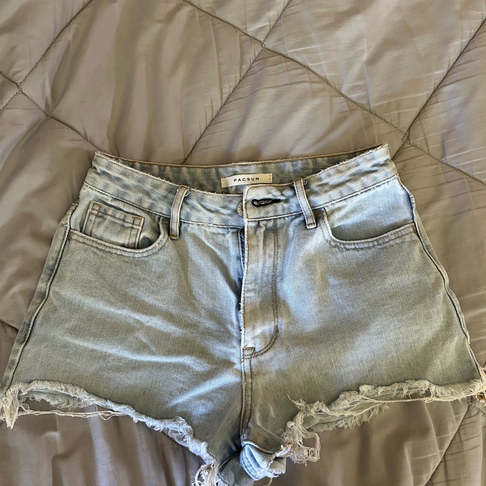 PacSun Light Wash Jean Shorts
